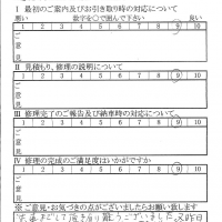 多摩で板金をしたお客様の声