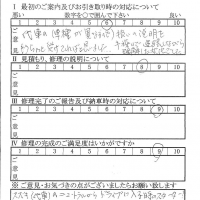 多摩で板金をしたお客様の声