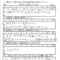 多摩で板金をしたお客様の声