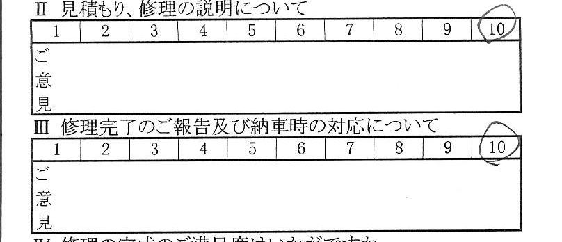 相模原で板金をしたお客様の声